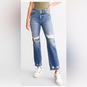 Buckle Black Fit No. 35 Cropped Straight Stretch Jean